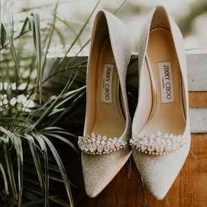 Jimmy Choo Romy 85 Bridal Pumps